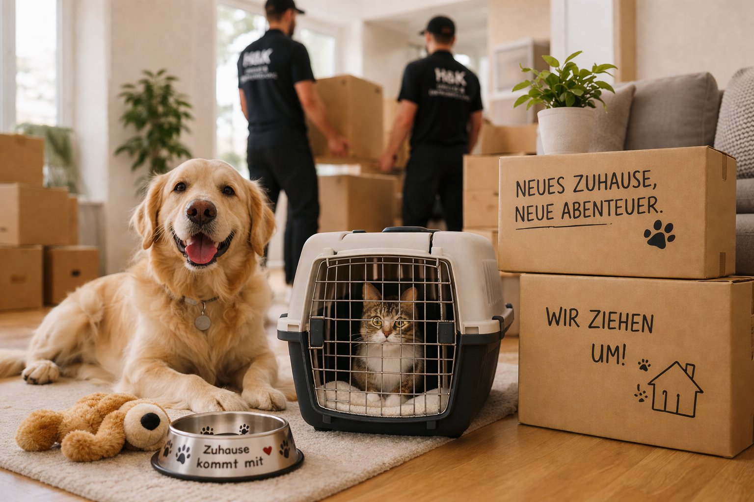 Umzug mit Haustieren – stressfrei für Mensch und Tier neues zuhause, neue abenteuer